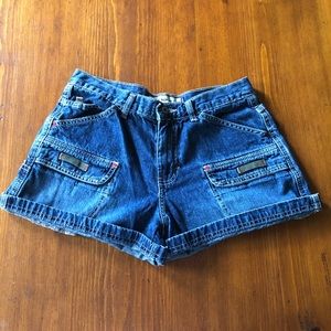 Vintage denim shorts high waist